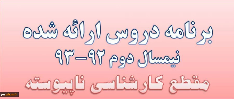 برنامه ناپیوسته