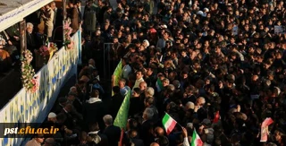 حضور دانشجویان دانشگاه فرهنگیان شهید مطهری(ره) شیراز در مراسم روز 9 دی