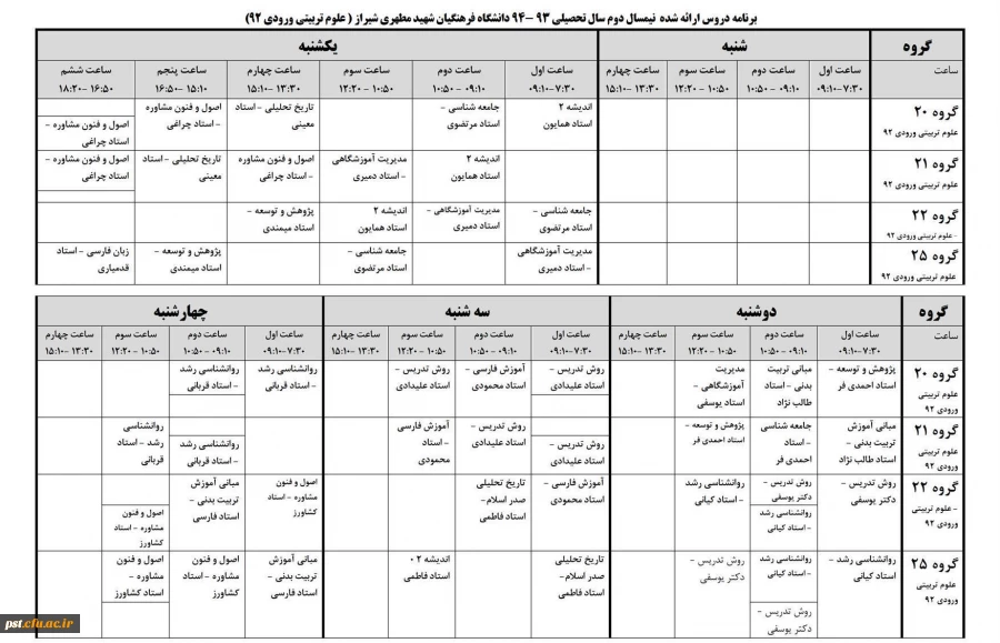 932 علوم تربیتی 93