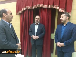 بازدید جناب اقای دکتر حسینی معاونت دانشجویی دانشگاه فرهنگیان از مرکز اموزش عالی شهید مطهری