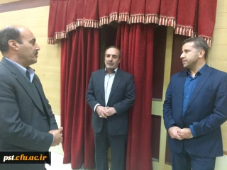 بازدید جناب اقای دکتر حسینی معاونت دانشجویی دانشگاه فرهنگیان از مرکز اموزش عالی شهید مطهری