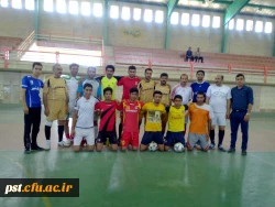 مسابقه فوتسال بین دانشجویان و کارکنان دانشگاه به مناسبت هفته خوابگاهها