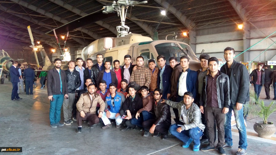 بازدید دانشجویان دانشگاه فرهنگیان مرکز آموزش عالی شهید مطهری (ره) از پایگاه شکاری شهید عباس دوران 2