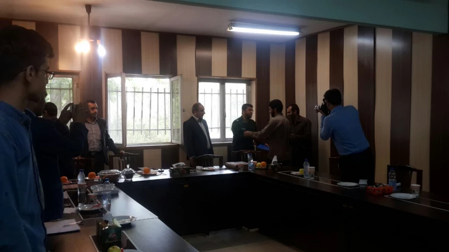 تودیع و معارفه مسئول جدید بسیج دانشجویی دانشگاه 4