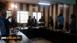 تودیع و معارفه مسئول جدید بسیج دانشجویی دانشگاه 5