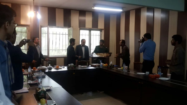 تودیع و معارفه مسئول جدید بسیج دانشجویی دانشگاه 5