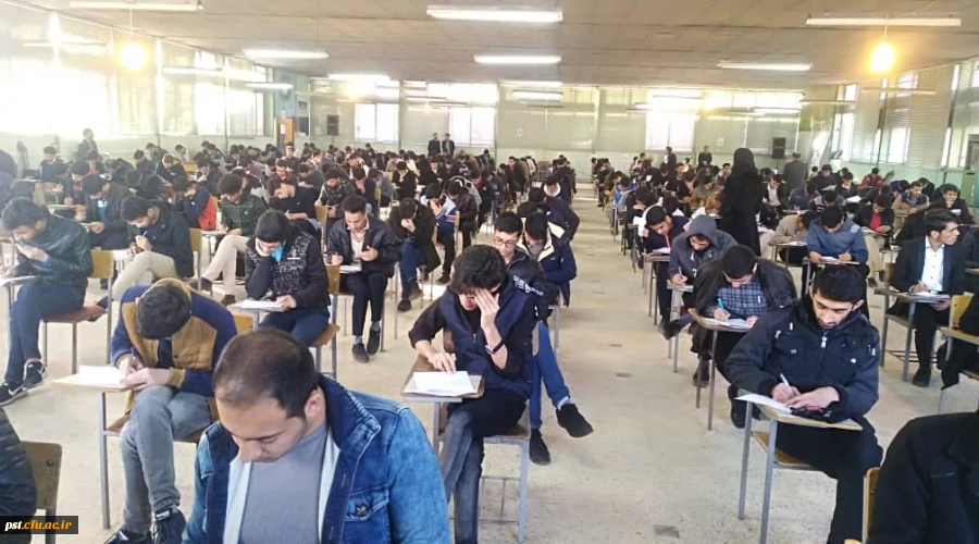 گزارش تصویری از برگزاری امتحانات نیمسال اول سال تحصیلی 98-97