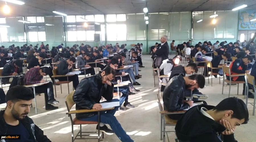 گزارش تصویری از برگزاری امتحانات نیمسال اول سال تحصیلی 98-97