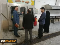 بازدید کارشناسان مرکز بهداشت شیراز از آشپزخانه و انبار واحد شهید مطهری