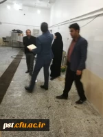 بازدید کارشناسان مرکز بهداشت شیراز از آشپزخانه و انبار واحد شهید مطهری