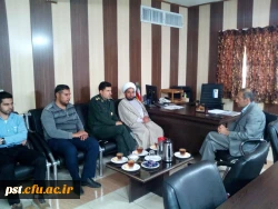 نشست صمیمی سرپرست محترم دانشگاه با فرمانده سپاه و نماینده ولی فقیه در سپاه زرقان پیرامون مسایل دانشگاه و تعامل دوسویه