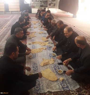 حضور آقای دکتر افلاکی فرد ریاست محترم دانشگاه فرهنگیان فارس در مراسم  پرفیض زیارت عاشورا و بازدید از مرکز شهید مطهری