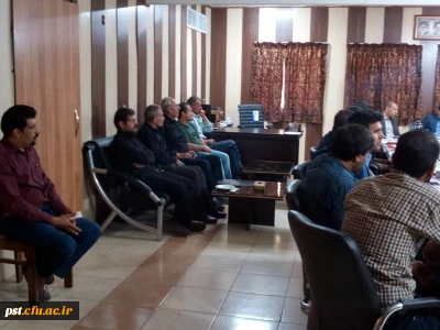جلسه شورای اداری دانشگاه با حضور آقای دکتر افلاکی فرد ریاست محترم دانشگاه فرهنگیان فارس