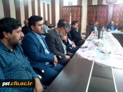 جلسه شورای اداری دانشگاه با حضور آقای دکتر افلاکی فرد ریاست محترم دانشگاه فرهنگیان فارس