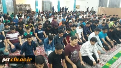 برگزاری اولین نماز جماعت دانشگاه با حضور پرشور دانشجومعلمان در روز پذیرش 