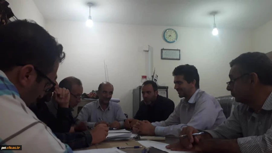 برگزاری جلسه ارزیابی ستاد استقبال و پذیرش  دانشجومعلمان جدید الورود به ریاست آقای دکتر علیدادی 