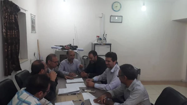 برگزاری جلسه ارزیابی ستاد استقبال و پذیرش  دانشجومعلمان جدید الورود به ریاست آقای دکتر علیدادی 