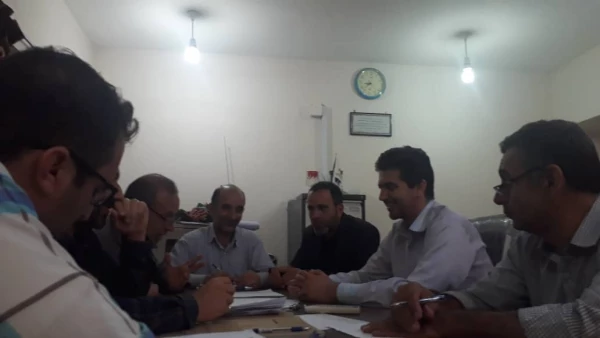 برگزاری جلسه ارزیابی ستاد استقبال و پذیرش  دانشجومعلمان جدید الورود به ریاست آقای دکتر علیدادی 