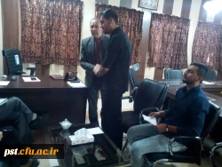 جلسه ی اعضای شورای صنفی با سرپرست محترم دانشگاه 