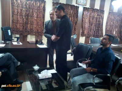 جلسه ی اعضای شورای صنفی با سرپرست محترم دانشگاه 