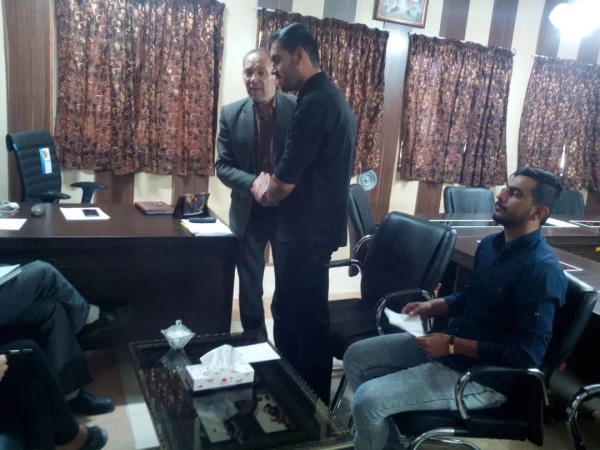 جلسه ی اعضای شورای صنفی با سرپرست محترم دانشگاه 