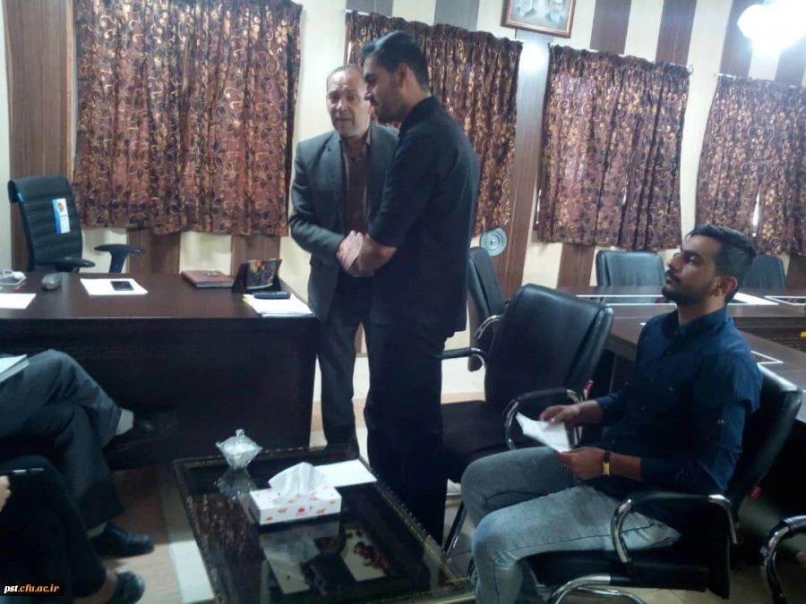 جلسه ی اعضای شورای صنفی با سرپرست محترم دانشگاه 