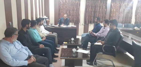 معارفه دبیر جدید کارگروه بینش مطهر  دانشگاه انجام شد ..