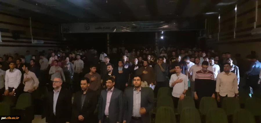 حضور مسئول هسته گزینش اداره کل  اموزش و پرورش جناب آقای صابری در دانشگاه  و جلسه پرسش و پاسخ با دانشجومعلمان جدیدالورود 