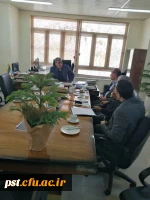 جلسه ریاست محترم دانشگاه جناب آقای دکتر علیدادی با مدیر عامل پالایشگاه گاز 