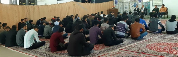 همایش هفته بسیج با حضور جناب سرهنگ جمالی با محوریت دانشجومعلم طراز انقلاب اسلامی 