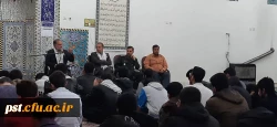 همایش هفته بسیج با حضور جناب سرهنگ جمالی با محوریت دانشجومعلم طراز انقلاب اسلامی 
