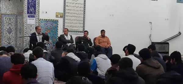 همایش هفته بسیج با حضور جناب سرهنگ جمالی با محوریت دانشجومعلم طراز انقلاب اسلامی 