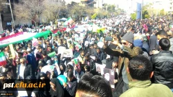 راهپیمایی باشکوه 22 بهمن ماه با حضور دانشجو معلمان، اساتید و کارکنان دانشگاه فرهنگیان فارس