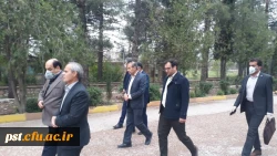 بازدید نمایندگان سازمان مرکزی از فعالیتهای عمرانی دانشگاه فرهنگیان شهید مطهری (ره) شیراز 