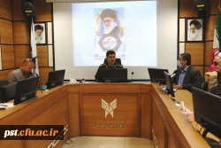 حضور ریاست محترم دانشگاه جناب آقای دکتر علیدادی  در مراسم تکریم و معارفه مسئولان قدیم و جدید بسیج دانشجویی شهرستان زرقان با جمعی از  مسئولان دانشگاه ها و فرمانده بسیج سپاه زرقان