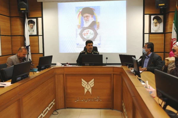 حضور ریاست محترم دانشگاه جناب آقای دکتر علیدادی  در مراسم تکریم و معارفه مسئولان قدیم و جدید بسیج دانشجویی شهرستان زرقان با جمعی از  مسئولان دانشگاه ها و فرمانده بسیج سپاه زرقان