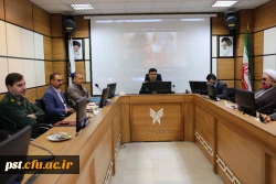 حضور ریاست محترم دانشگاه جناب آقای دکتر علیدادی  در مراسم تکریم و معارفه مسئولان قدیم و جدید بسیج دانشجویی شهرستان زرقان با جمعی از  مسئولان دانشگاه ها و فرمانده بسیج سپاه زرقان