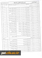برنامه امتحانات ترم 3982 ترم دوم سال تحصیلی 98-99