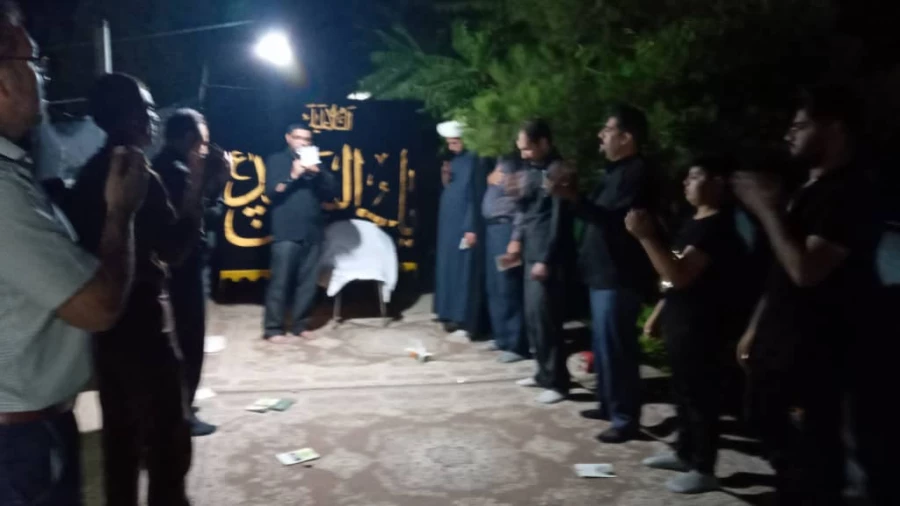 برگزاری مراسم ماه محرم و زیارت عاشورا با حضور همکاران اداری 