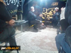 برگزاری مراسم ماه محرم و زیارت عاشورا با حضور همکاران اداری 