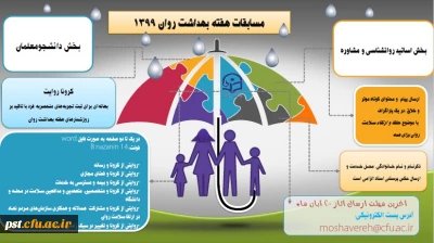 روز شمار و مسابقات هفته بهداشت روان 1399
