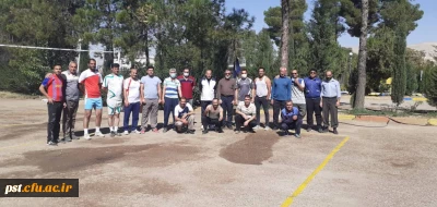 مسابقات  ورزشی بین همکاران بمناسبت هفته تریت بدنی به روایت تصویر 