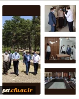 بازدید آقای دکتر مجیدی معاون مدیرکل حقوقی و جناب آقای دکتر گرجی حوزه مالی سازمان مرکزی با همراهی مسئولین استانی دانشگاه فرهنگیان استان فارس از مرکز شهیدمطهری شیراز 3