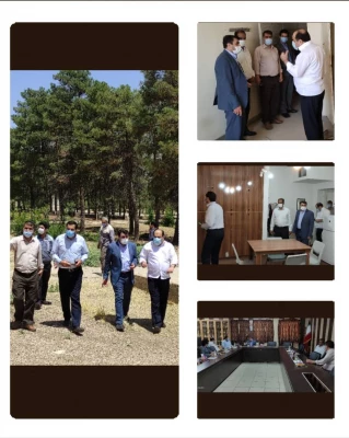 بازدید آقای دکتر مجیدی معاون مدیرکل حقوقی و جناب آقای دکتر گرجی حوزه مالی سازمان مرکزی با همراهی مسئولین استانی دانشگاه فرهنگیان استان فارس از مرکز شهیدمطهری شیراز 3