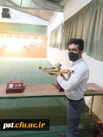 درخشش جناب آقای پوریا حاجی زاده، دانشجوی مرکز شهید مطهری شیراز در مسابقات ورزشی مرحله ی استانی در رشته تیراندازی 3