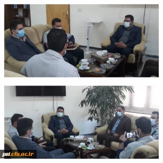  جلسه هم اندیشی مسئولین دانشگاه با مدیرعامل شرکت پالایش و پخش نفت شیراز  