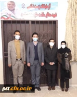 رونمایی از نامگذاری آزمایشگاه زیست شناسی دانشگاه فرهنگیان مرکز آموزش عالی شهید مطهری شیراز به نام شهید مدافع سلامت حاج سعید شفاعت 6