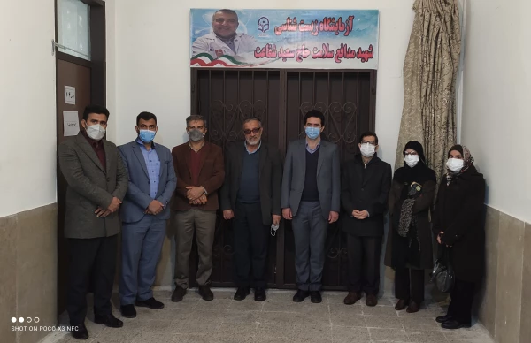 رونمایی از نامگذاری آزمایشگاه زیست شناسی دانشگاه فرهنگیان مرکز آموزش عالی شهید مطهری شیراز به نام شهید مدافع سلامت حاج سعید شفاعت 7