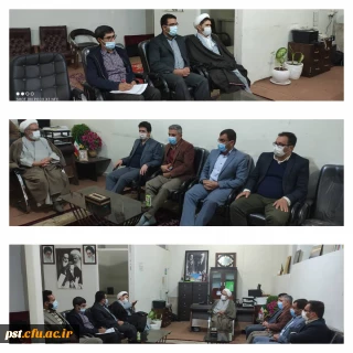 دیدار با نماینده ولی فقیه و امام جمعه محترم در شهرستان زرقان ،حجت الاسلام والمسلمین ربانی شیرازی