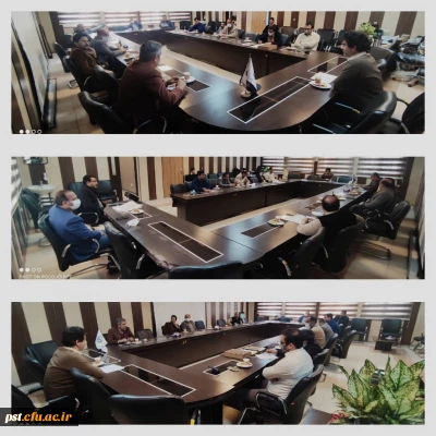 جلسه آمادگی و پذیرش دانشجویان بصورت حضوری در نیمسال دوم سال تحصیلی ۱۴۰۱_۱۴۰۰